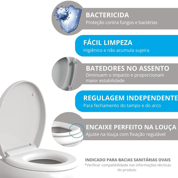 assento_sanitario_convencional_plastico_branco_astra_89223155_f6e0_600x600.jpg Assento Sanitário Convencional Polipropileno Fechamento Suave Branco Astra - Imagem 3