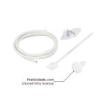 Chuveiro Elétrico Eletrônico 127V (110V) 5500w Branco Quadrado Polo Max Hydra - Imagem 7