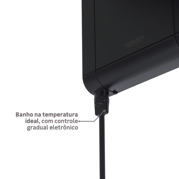 chuveiro_eletronico_220v_7800w_acqua_duo_lorenzetti_92096592_034c_600x600.jpg Chuveiro Elétrico Eletrônico 220V 7800w Preto Fosco Quadrado Acqua Duo Ultra Lorenzetti - Imagem 6